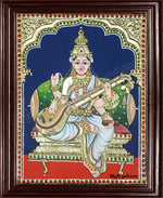 Saraswathi Tanjore Painting
