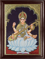 Saraswati Tanjore Painting