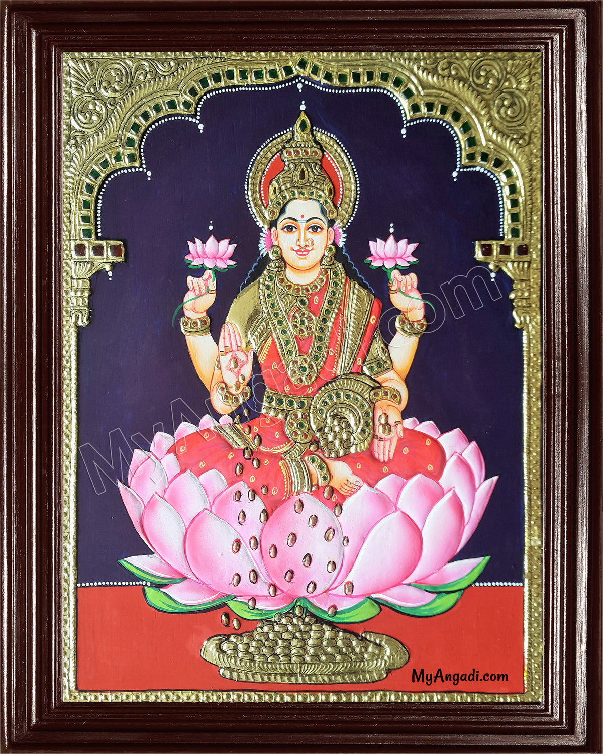 DanaLaxmi Tanjore Painting