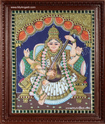 Saraswathi Tanjore Painting