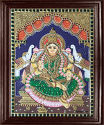 Gaja Lakshmi Tanjore Painting