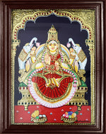 Gaja Lakshmi Tanjore Painting