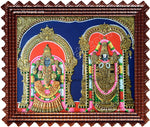 Balaji and Thaayar Tanjore Painting
