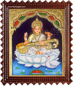 Saraswathi Tanjore Painting