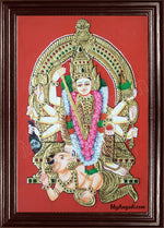 Madura Kaliamman Tanjore Painting