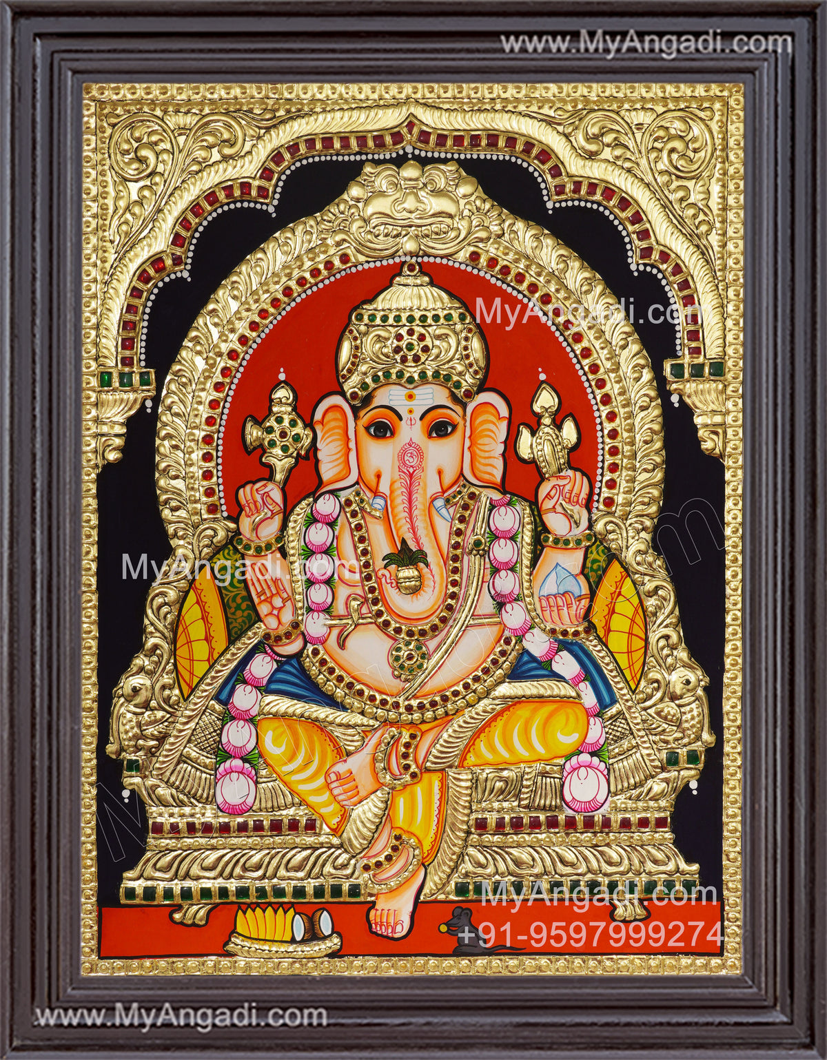 Ganapathi Tanjore Painting Tanjore Painting