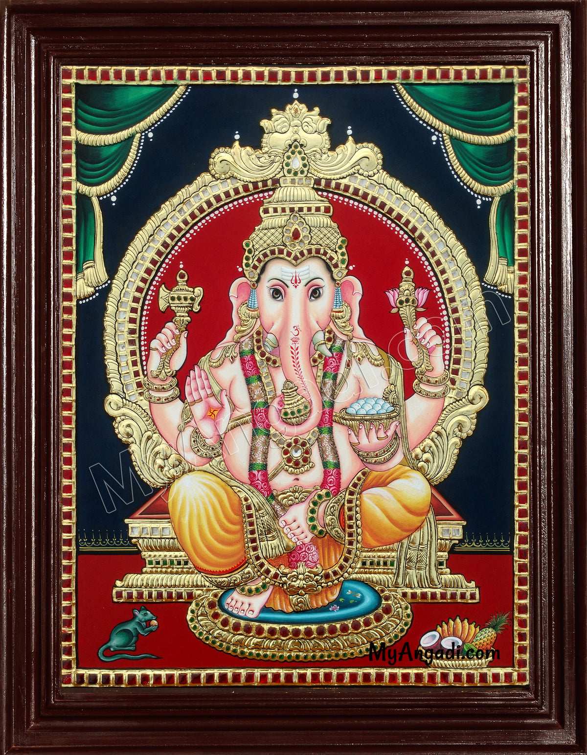 Ganesha Tanjore Painting