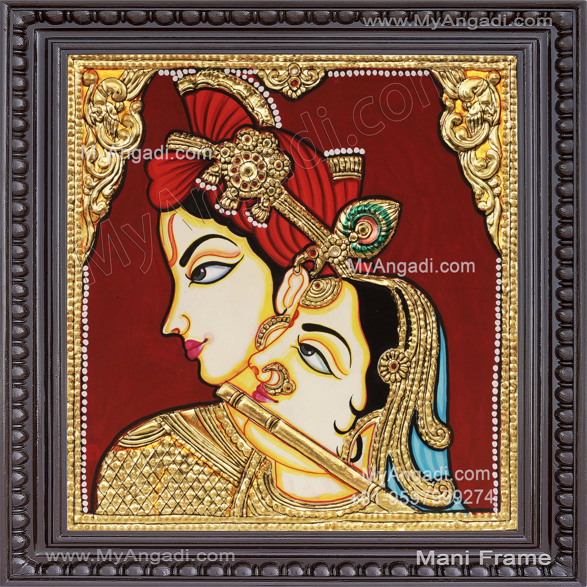 Radha Krishna Tanjore Painting