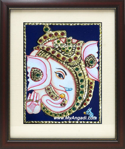 Small Ganesha Tanjore Paintings