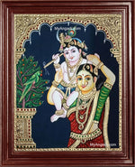 Yashoda Krishna Tanjore Painting