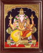 Hayagrivar Lakshmi Tanjore Painting