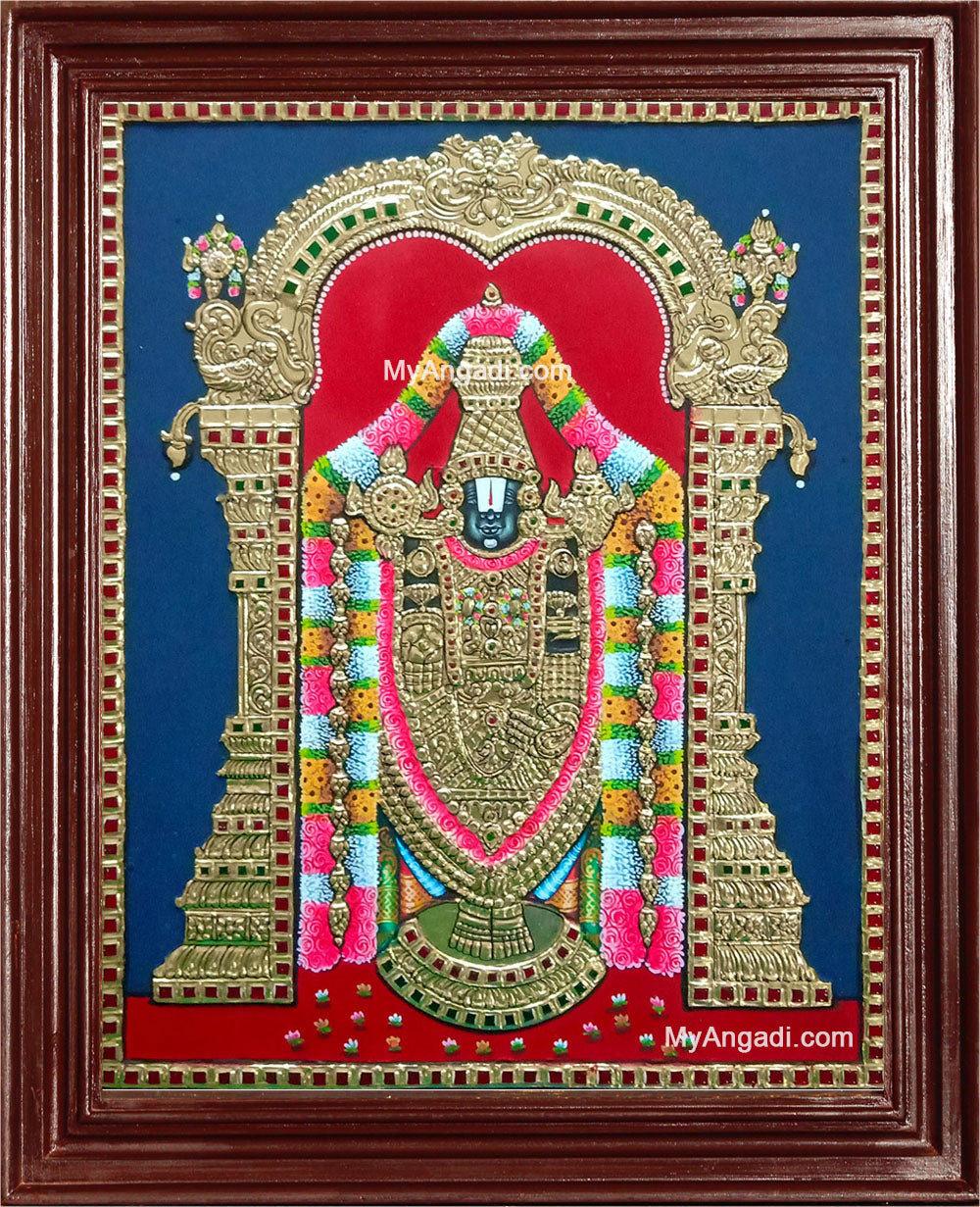 Tirupati Balaji Tanjore Painting