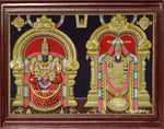 Balaji Padmavati Thaayar Super Emboss 3D Tanjore Painting