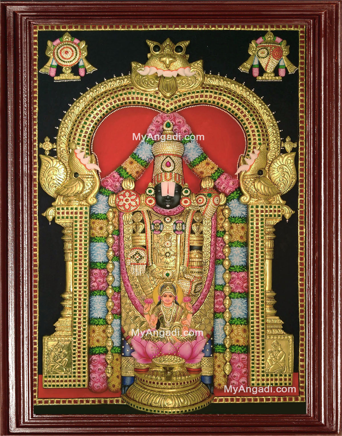 Balaji Lakshmi 3D Tanjore Painting