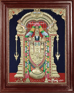 3D Tirupathi Balaji Tanjore Painting