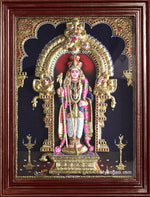 Raja Alangara Murugan 3D Tanjore Painting