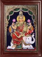 Gaja Lakshmi Tanjore Painting