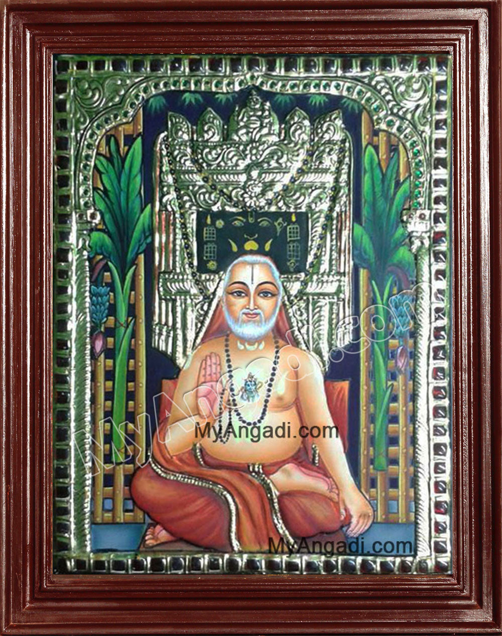 Ragavendra Tanjore Painting, Saint Tanjore Painting