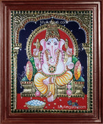 Ganesh Ji Tanjore Painting