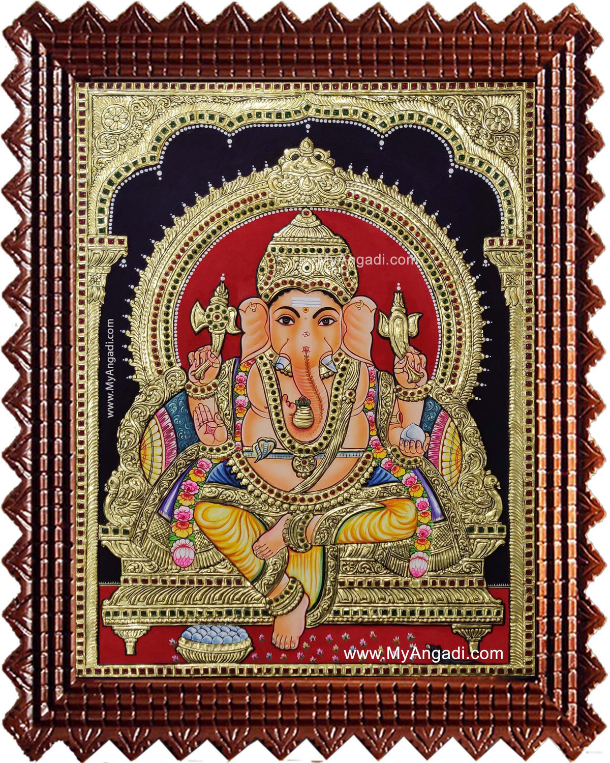 Ganesha Tanjore Painting