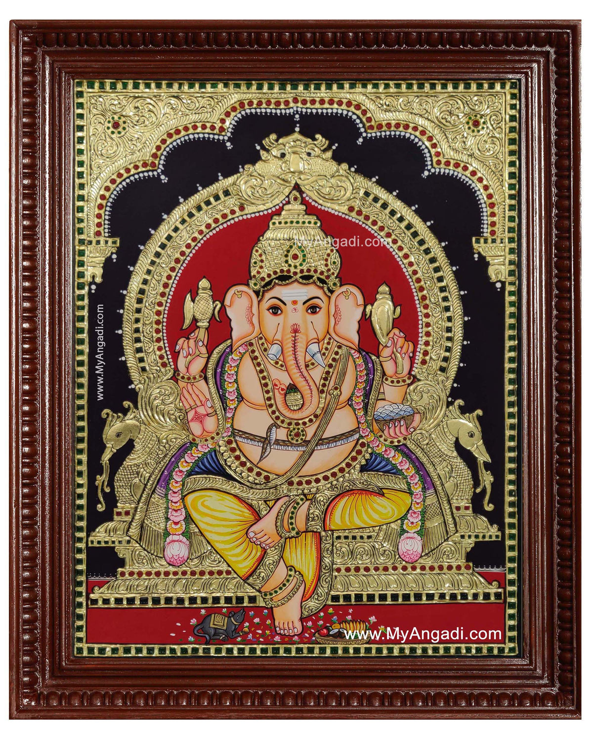 Ganesha Tanjore Painting