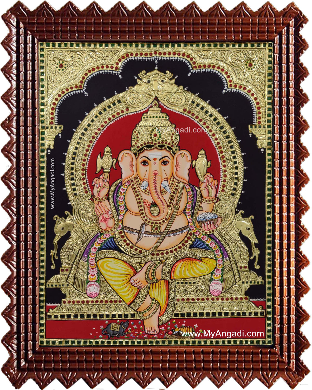 Ganesha Tanjore Painting