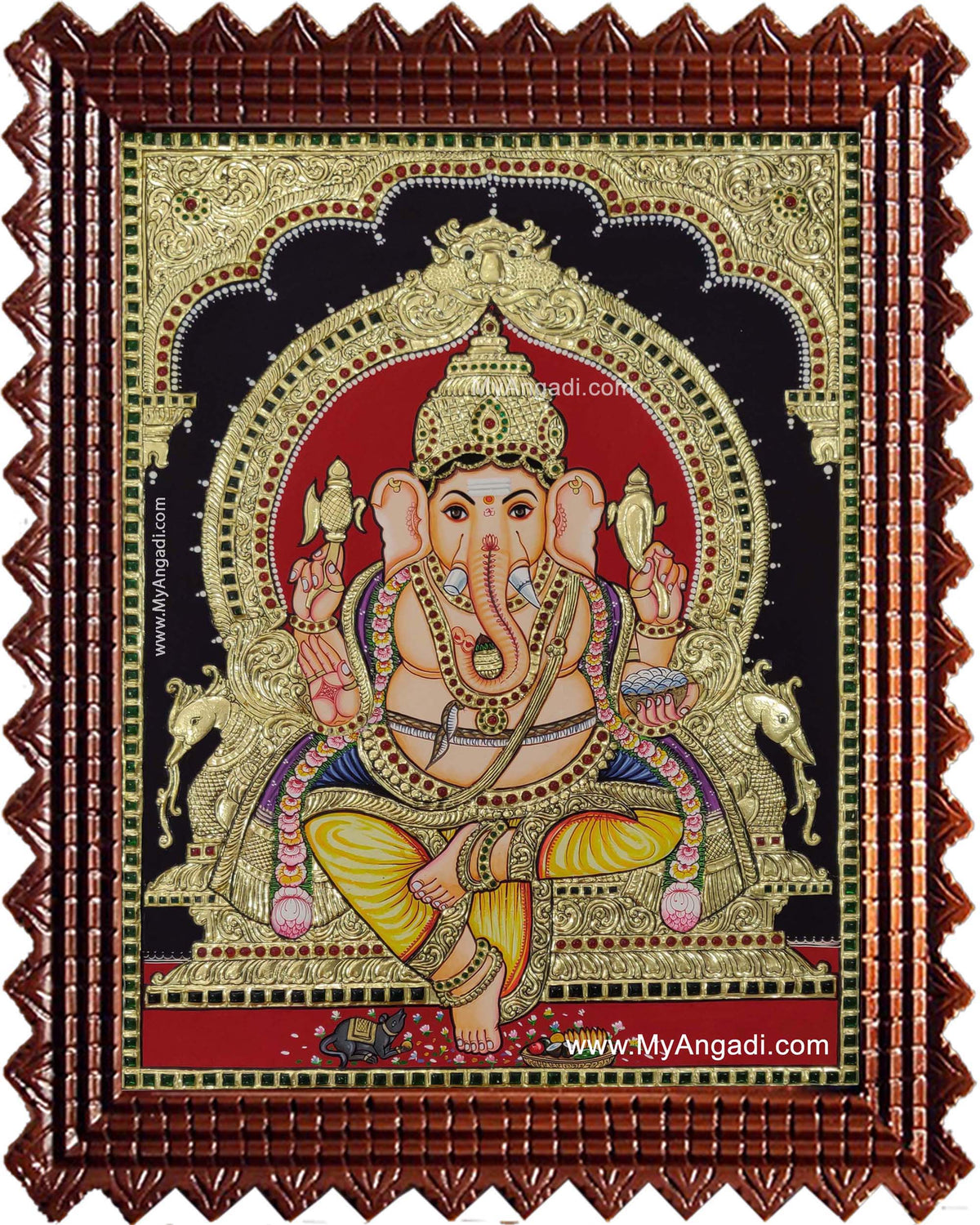 Ganesha Tanjore Painting