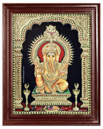 Raja Ganapathi Tanjore Painting