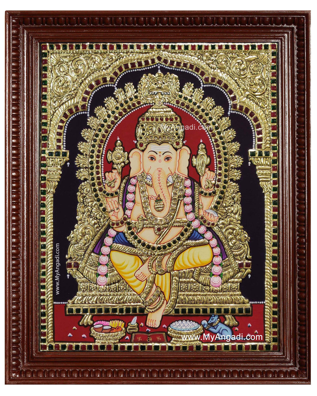 Ganesha Tanjore Painting