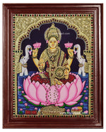 Gaja Lakshmi Tanjore Painting