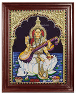 Saraswathi Tanjore Painting