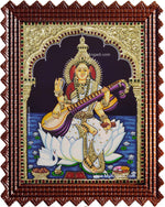 Saraswathi Tanjore Painting