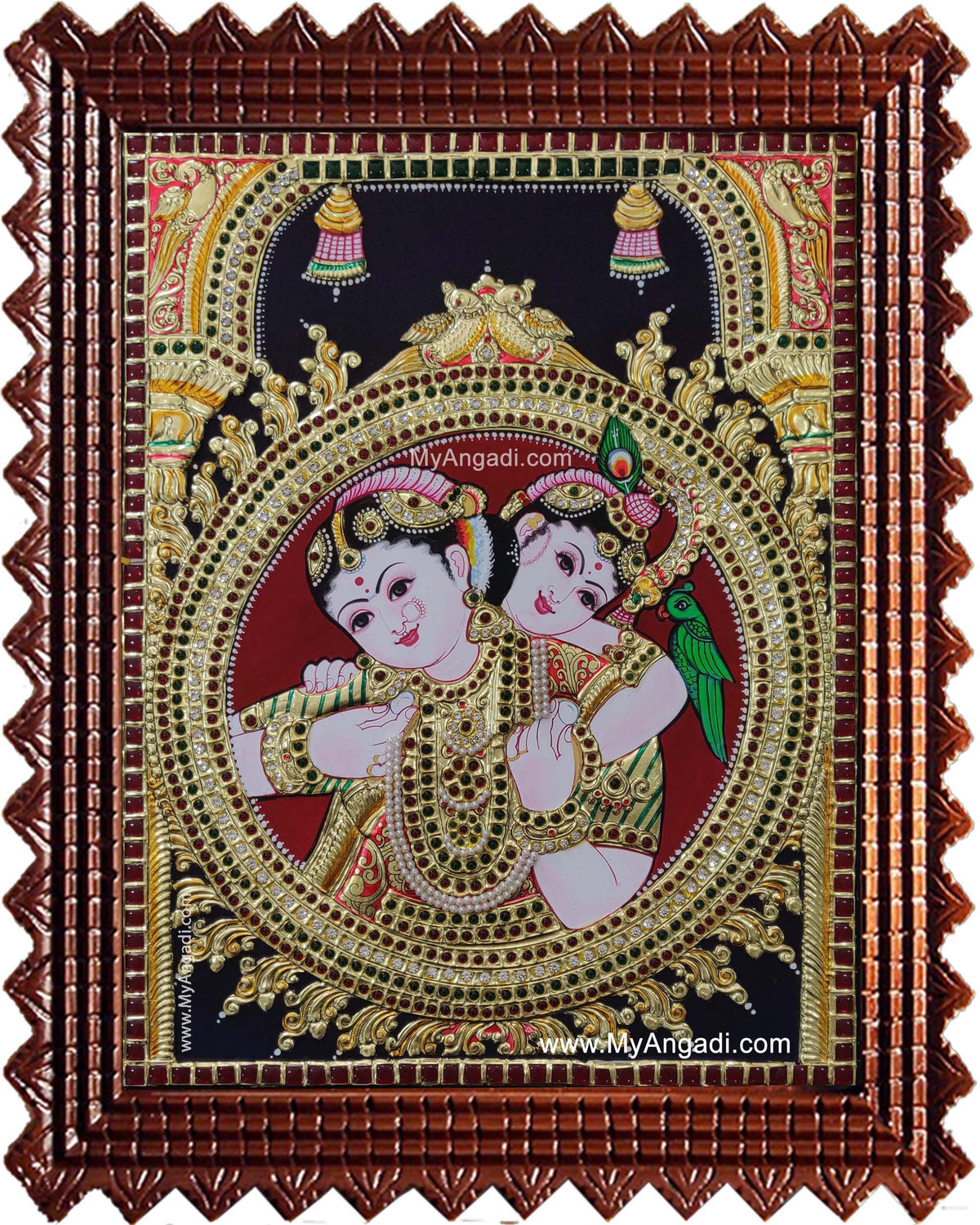 Yasotha Krishna Tanjore Painting