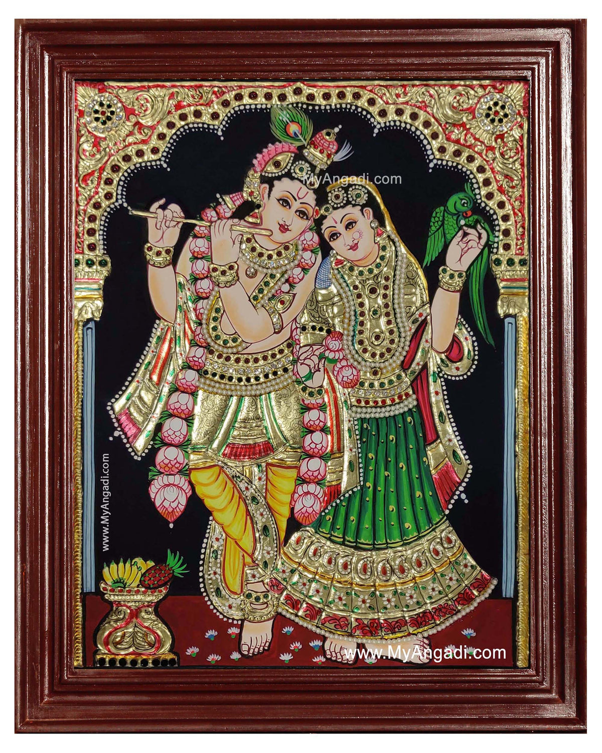 Radhe Krishna Tanjore Painting