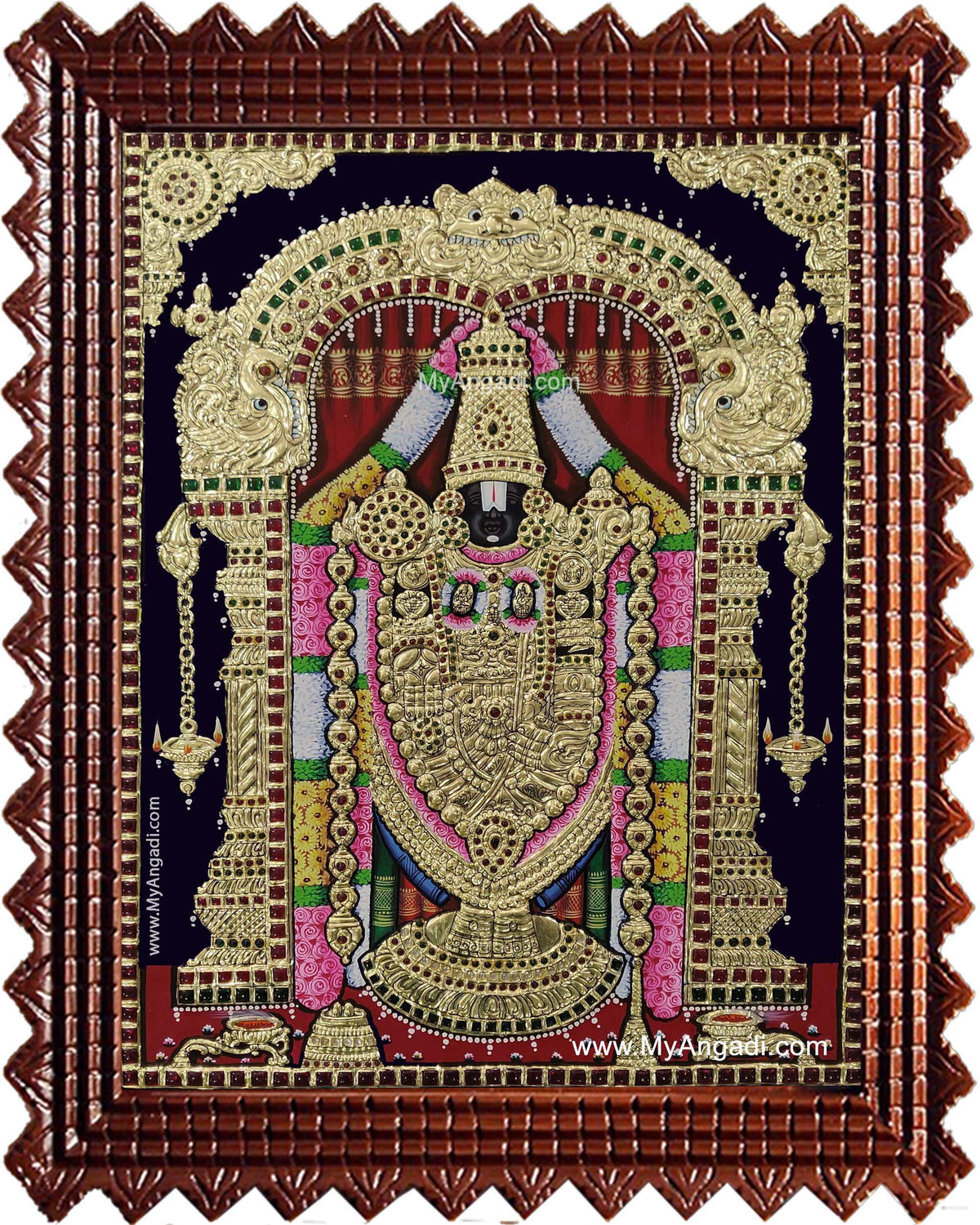 Tirupathi Balaji Tanjore Painting