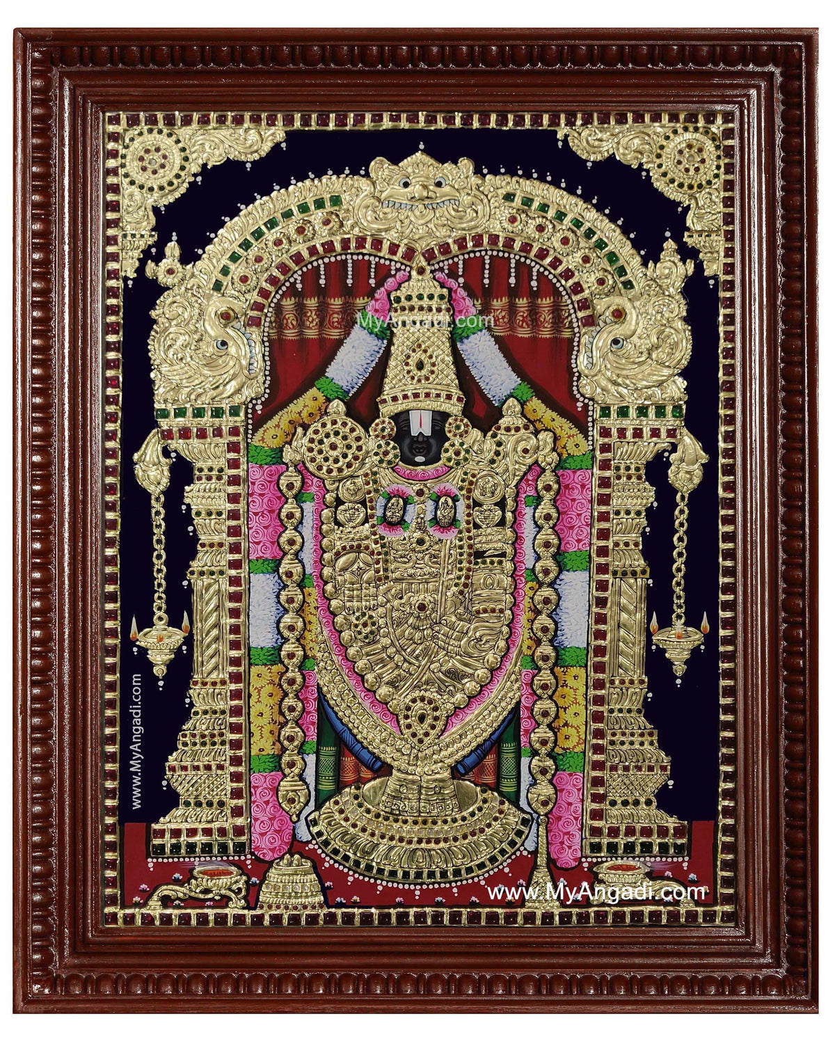 Tirupathi Balaji Tanjore Painting