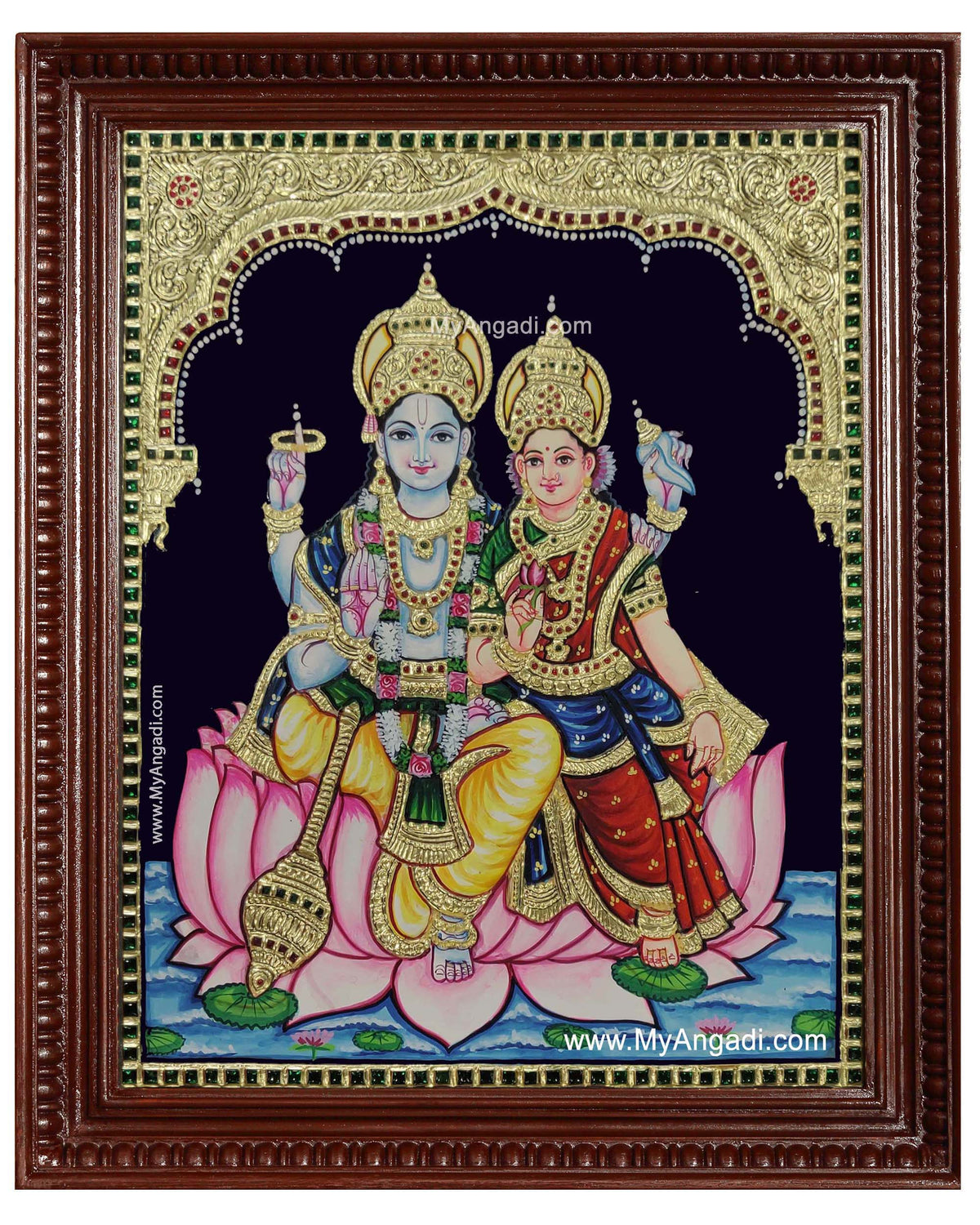 Lakshmi Narayanan Tanjore Painting