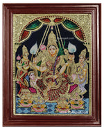 Raja Rajeshwari Tanjore Painting