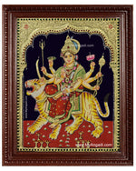 Durga Devi Tanjore Painting