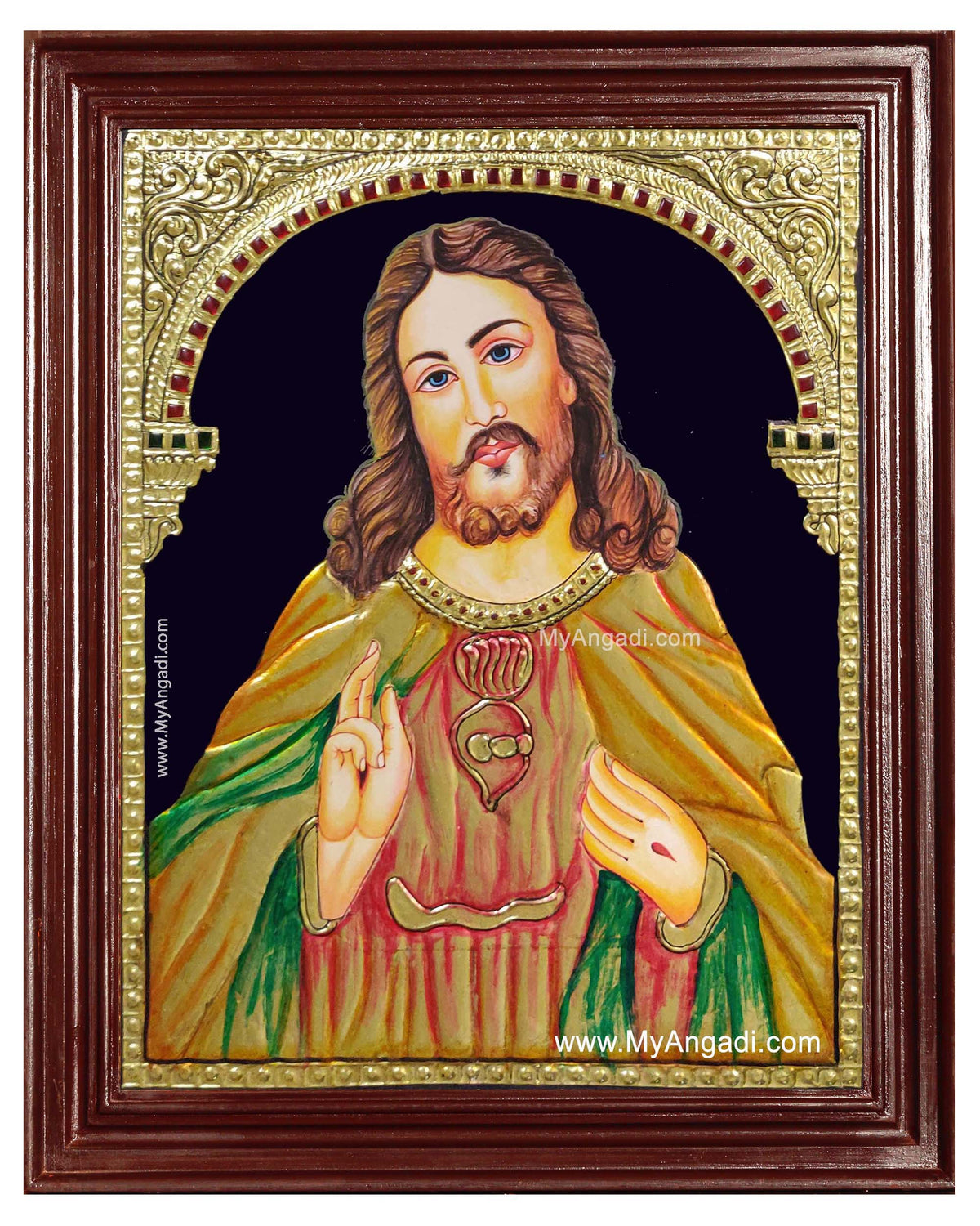 Jesus Tanjore Painting