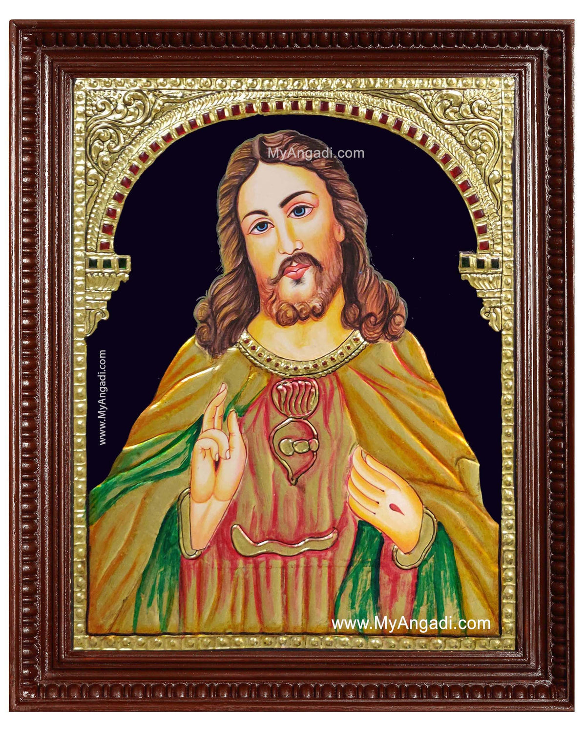 Jesus Tanjore Painting