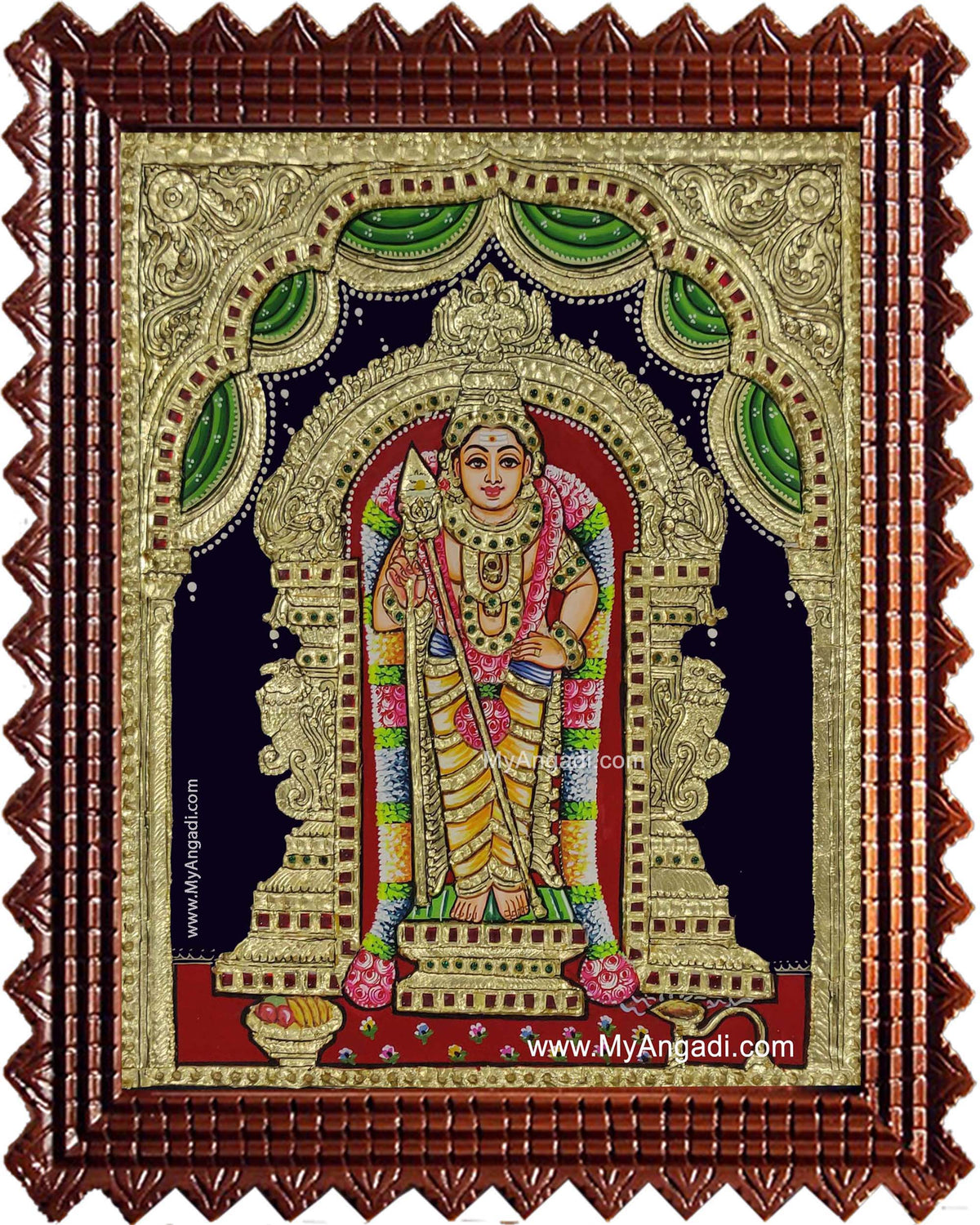 Murugan Tanjore Painting