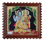 Shiva Family Tanjore Painting