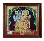 Shiva Family Tanjore Painting