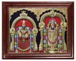 Balaji Padmavathi Thaayar Tanjore Painting