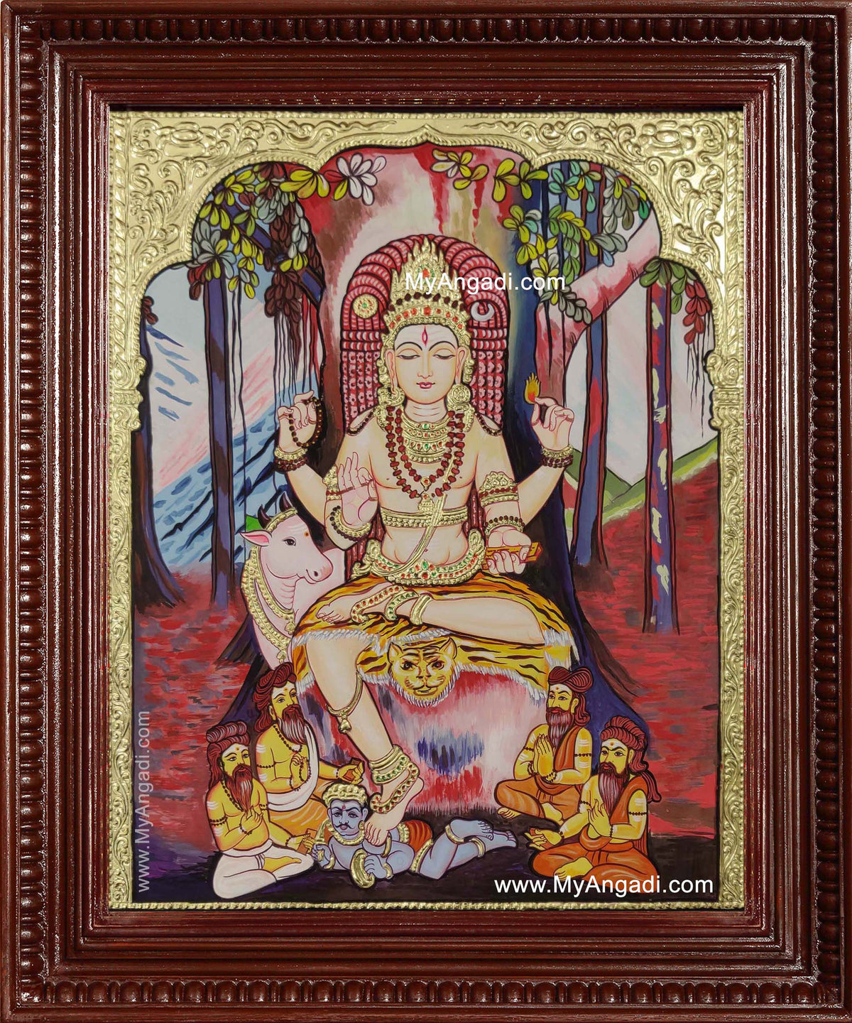 Dakshinamurthy Tanjore Painting