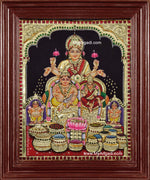 Kubera Lakshmi Tanjore Painting