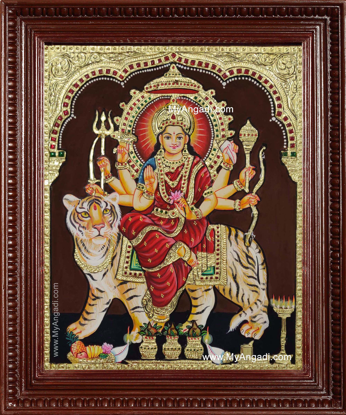Durgai Amman Tanjore Painting