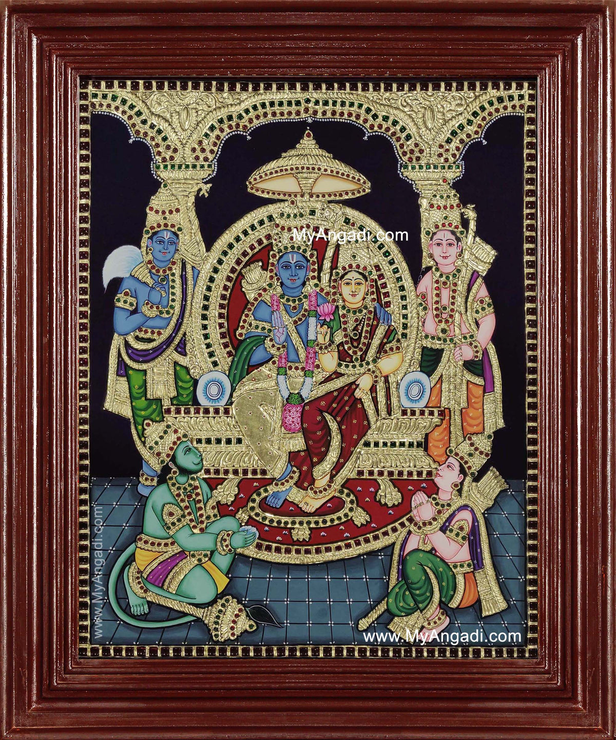 Ram Darbar Tanjore Painting