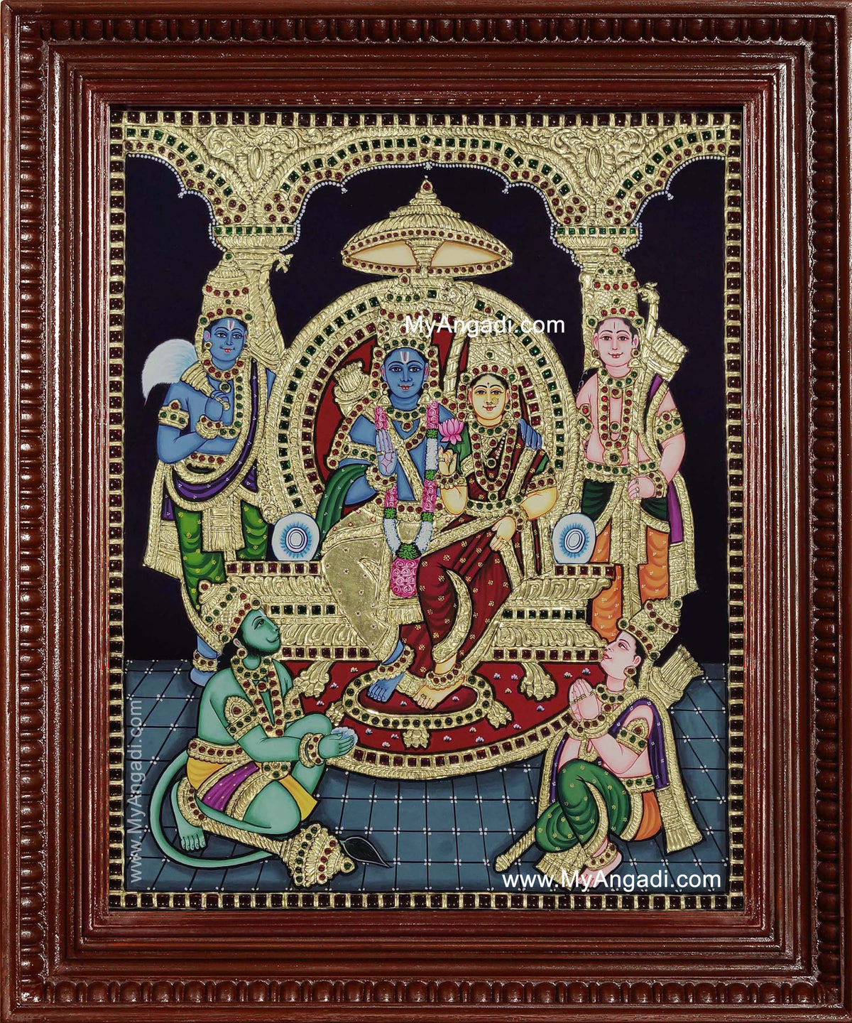 Ram Darbar Tanjore Painting